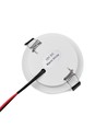 6 st. 12V downlight - 2,5W, rond, incl. gatenzaag en quick connector, voor boot etc.