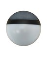 Outlet: 12W LED wandlamp - IP54 buiten, rond, zwart, incl. lichtbron