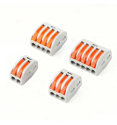 Verbindingsklemmen set 46 st. - 0,32-2,5 mm² voor 2/3/4/5 draden