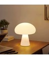 Oplaadbare LED paddenstoel tafellamp - Wit, touch dimbaar, CCT, IP54