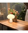 Oplaadbare LED paddenstoel tafellamp - Wit, touch dimbaar, CCT, IP54