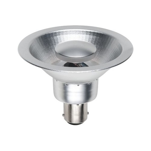 BA15d AR70 9W dimbare LED lamp, 12V - 510lm, 35 graden, grijze behuizing