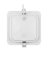 12W Dure 3 vierkante LED-plafondlamp - CCT, IP54, 14,5x14,5 cm