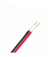 20m 1,2mm² kabel rood/zwart - 2-aderig (16AWG), 12V-24V, voor LED-strip