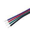 10m 1,2mm² RGB kabel - 4-aderig (16AWG), 12V-24V voor LED strip