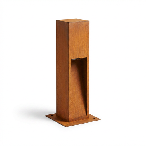 Corten tuinlamp - 50cm, 12W, IP65 buiten, incl. lichtbron