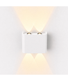4W Luna up/down wandlamp - IP54 buiten, CCT, 3 lichtkleuren, wit, incl. LED