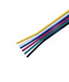 5m 1,2mm² RGBCCT kabel - 6-aderig (16AWG), 12V-24V voor LED strip