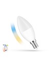 E14 5W Smart Home LED-lamp - C38, Tuya/Smart Life, werkt met Google Home, Alexa en smartphones