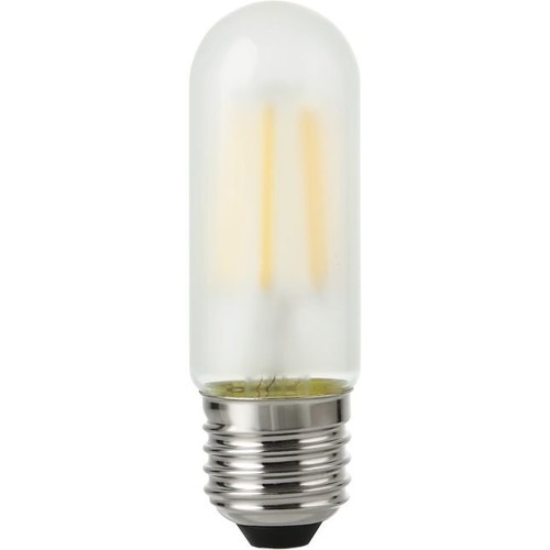 E27 5W dimbare LED buislamp - 9,5cm, 470lm, mat glas, filament