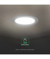 24W Ø17cm Backlit LED Inbouwpaneel - 3-in-1 CCT, Cree chip, 6 jaar garantie, rond