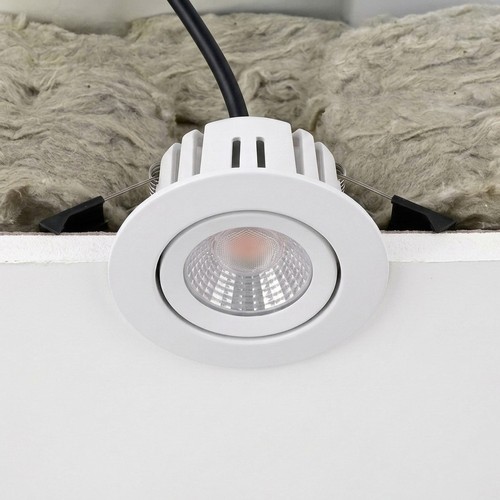7W RA96 CCT + DimToWarm inbouwspot voor isolatie - dimbaar, Gat: Ø6,8 cm, Afm: Ø9,3 cm