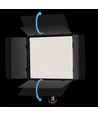 200W LED-lichtpaneel voor foto en video - Incl. Barndoors, instelbare CCT en 8 effecten