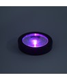 Oplaadbare RGB LED-onderzetter - Zwart, IP54 buiten