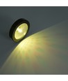 Oplaadbare RGB LED-onderzetter - Zwart, IP54 buiten