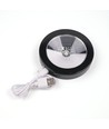 Oplaadbare RGB LED-onderzetter - Zwart, IP54 buiten