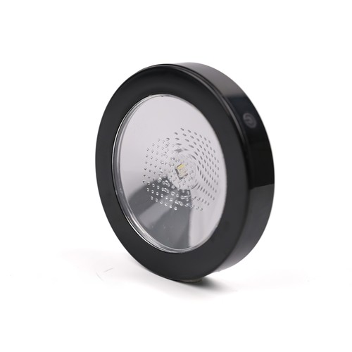 Oplaadbare RGB LED-onderzetter - Zwart, IP54 buiten