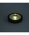 Oplaadbare RGB LED-onderzetter - Zwart, IP54 buiten