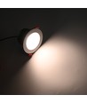 13W Ø11,4cm inbouwspot RGB+CCT RA93 - 24V DC, Gat: Ø9,5 cm, Afm: Ø11,4 cm, Witte rand