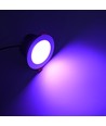 13W Ø11,4cm inbouwspot RGB+CCT RA93 - 24V DC, Gat: Ø9,5 cm, Afm: Ø11,4 cm, Witte rand