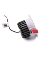 13W Ø11,4cm inbouwspot RGB+CCT RA93 - 24V DC, Gat: Ø9,5 cm, Afm: Ø11,4 cm, Witte rand