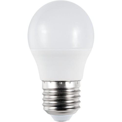 E27 5W LED kogellamp - G45, 450lm, opaal glas, 3000K