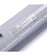 60cm Industrie armatuur - Voor 2x 60cm T8 LED buizen, IP65 waterdicht, doorgekoppeld