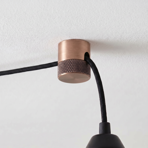 Koperkleurige lampophanging - Voor o.a. hanglampen