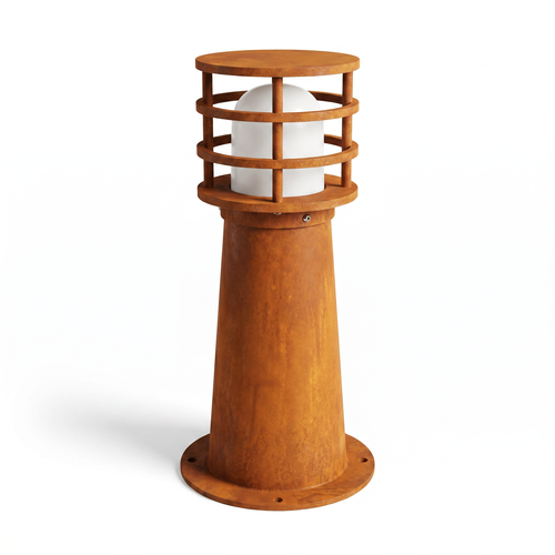 Corten 11W tuinlamp - 40 cm, IP65 buiten, incl. lichtbron