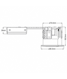 GU10 inbouwspot Inno88 - Mat wit, IP44, geschikt voor installatie in isolatie
