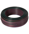 100m RGB kabel - 4x0,35mm², 12V-24V, voor LED strip