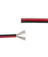 20m Kabel rood/zwart - 2x0,35mm², 12V-24V, voor LED strip