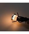 10 stuks grondspots met timer/sensor - 0,5W, rond, RVS, incl. voeding
