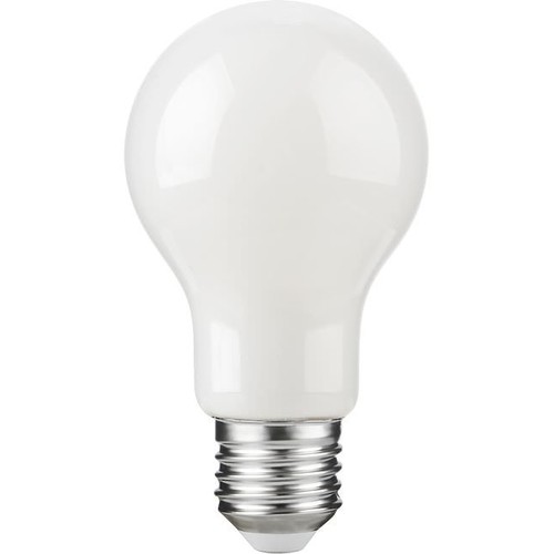 E27 4,9W dimbare LED-lamp - A60, filament, opaal glas, 2700K, 600lm