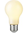 E27 4,9W dimbare LED-lamp - A60, filament, opaal glas, 2700K, 600lm