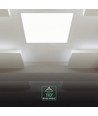 V-Tac 60x60 LED-paneel, 40W - 4000K, Backlit, witte rand