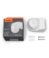 PIR bewegings- en lichtsensor 800W - IP44, wit