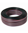 100m 1,2mm² RGBW kabel - 5-aderig (16AWG), 12V-24V voor LED strip
