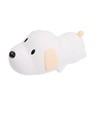 MOCHI Puppy nachtlampje van zachte siliconen - oplaadbaar, warm/neutraal wit