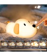 MOCHI Puppy nachtlampje van zachte siliconen - oplaadbaar, warm/neutraal wit