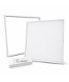 60x60 Troldtekt paneel + frame met veren - Complete set met dimbare driver, 36W