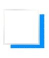 60x60 LED-paneel, 36W - Hoogte:9mm, 120lm/W, IP41, UGR19, witte rand