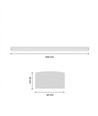 60cm LED plafondarmatuur, 15W - 100lm/W, CCT, wit, IP20