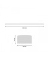 120cm LED plafondarmatuur, 30W - 100lm/W, CCT, wit, IP20