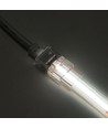 Waterdichte startconnector voor LED strip - 8mm, enkelkleurig, IP68, 5V-24V, voor SMD en COB