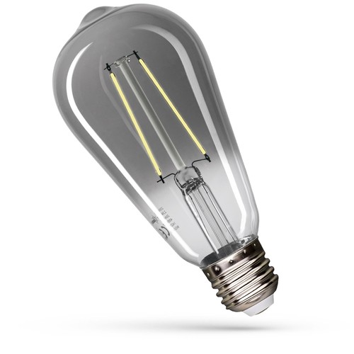 E27 2,5W ST65 LED lamp - Modernshine decoratieve lamp, amber glas