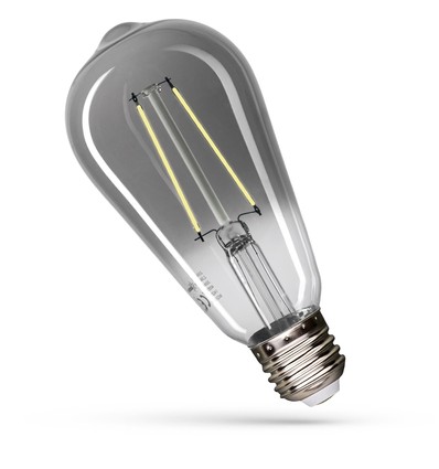 E27 2,5W ST65 LED lamp - Modernshine decoratieve lamp, amber glas