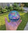 Hover Orb vliegende bal met RGB-licht - Ø9,5 cm, blauw, perfect voor kinderen en kinderlijke zielen