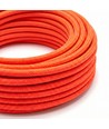 5m Strijkijzersnoer 2x0.75 mm², textiel - 230V, Neon Oranje
