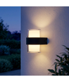 LED wandlamp met up/down licht - 9W, IP65, buiten